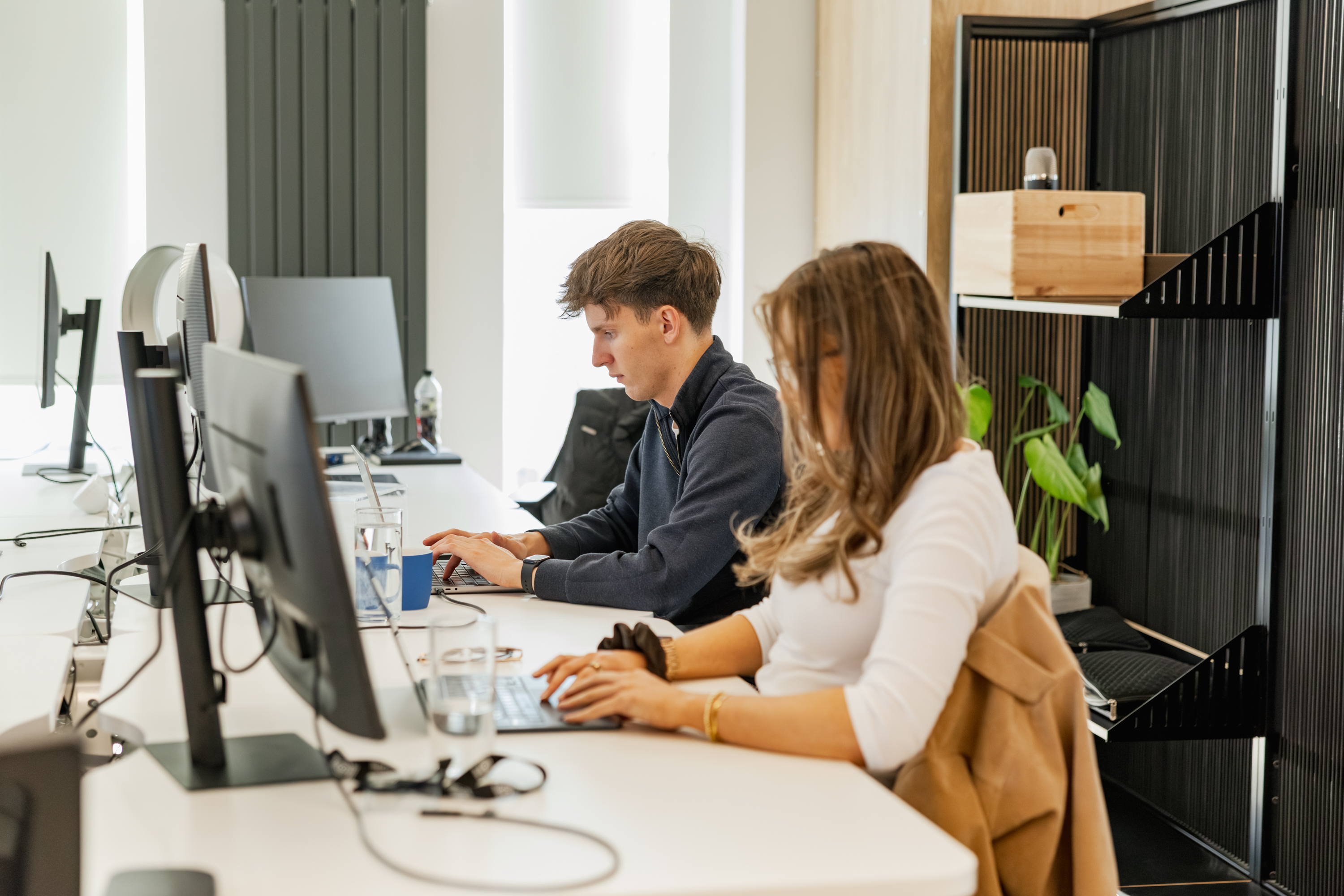 Account managers at work